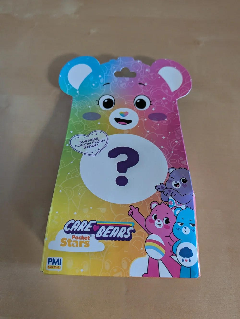 New UnopenedCare Bears Rainbow Gradient Pocket Stars Clip Plus